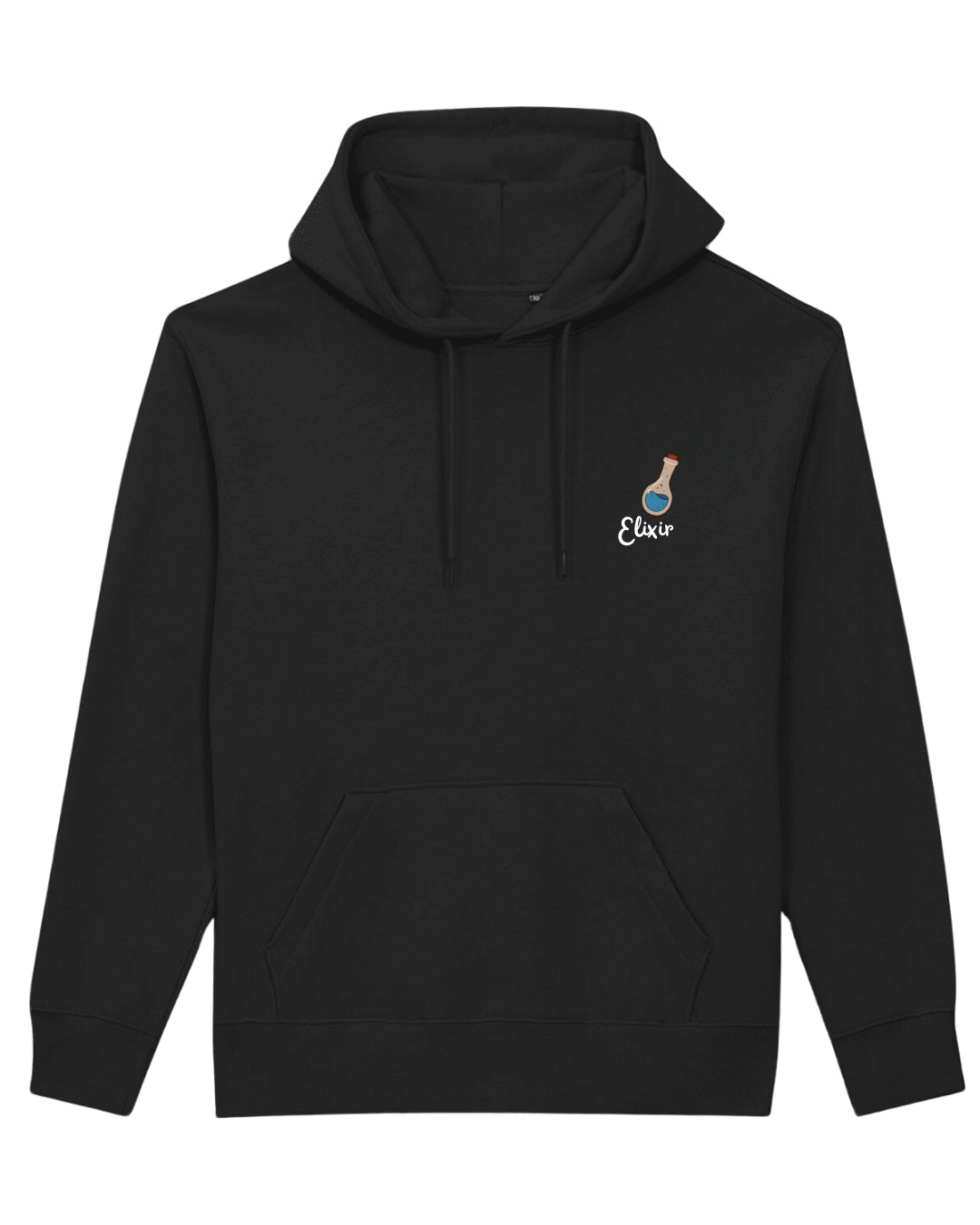 Sweat-Shirt Noir Brodé - Potion Elixir