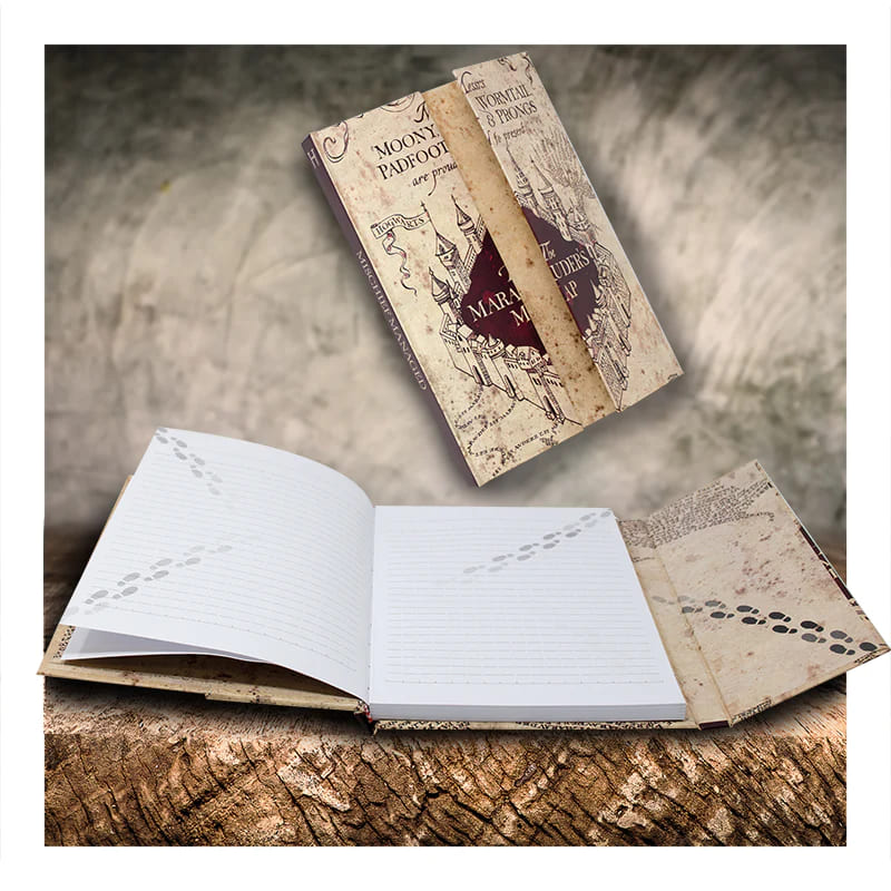 Carnet Carte du Maraudeur Harry Potter