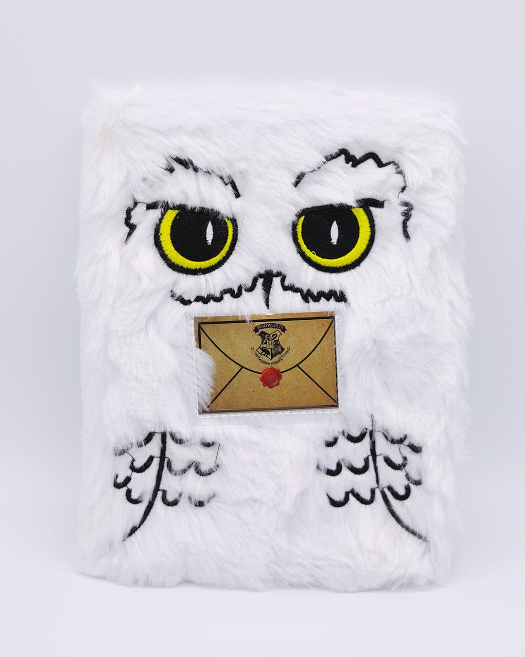 Carnet en peluche Hedwige chouette Harry Potter