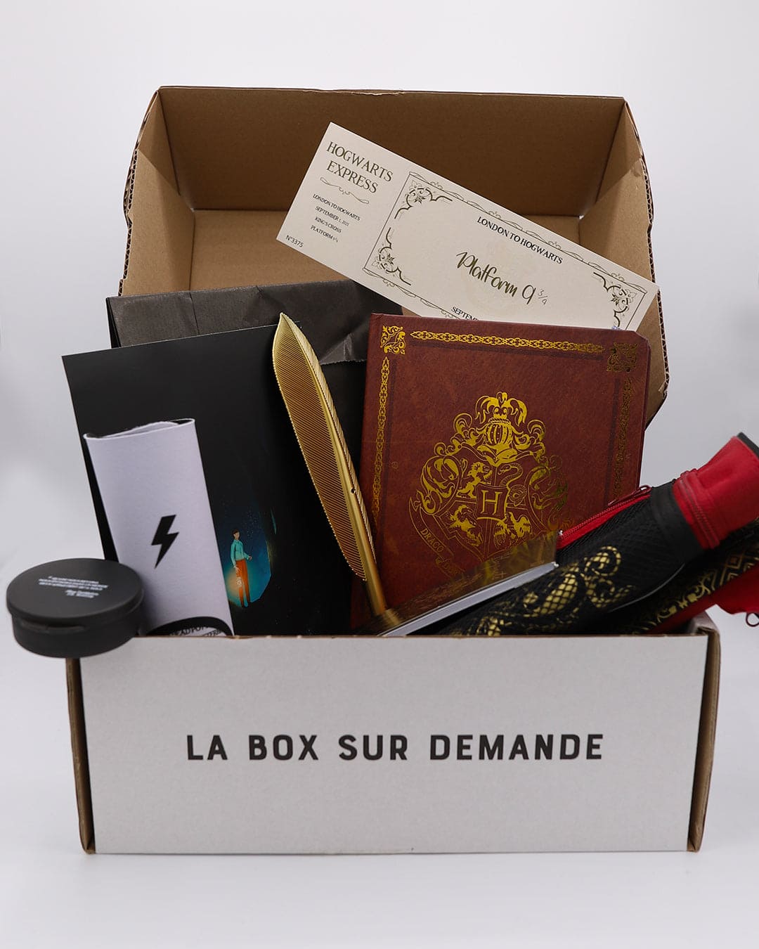 Carnet de Poudlard avec dorures NOIR - Harry Potter – La Box Sur Demande