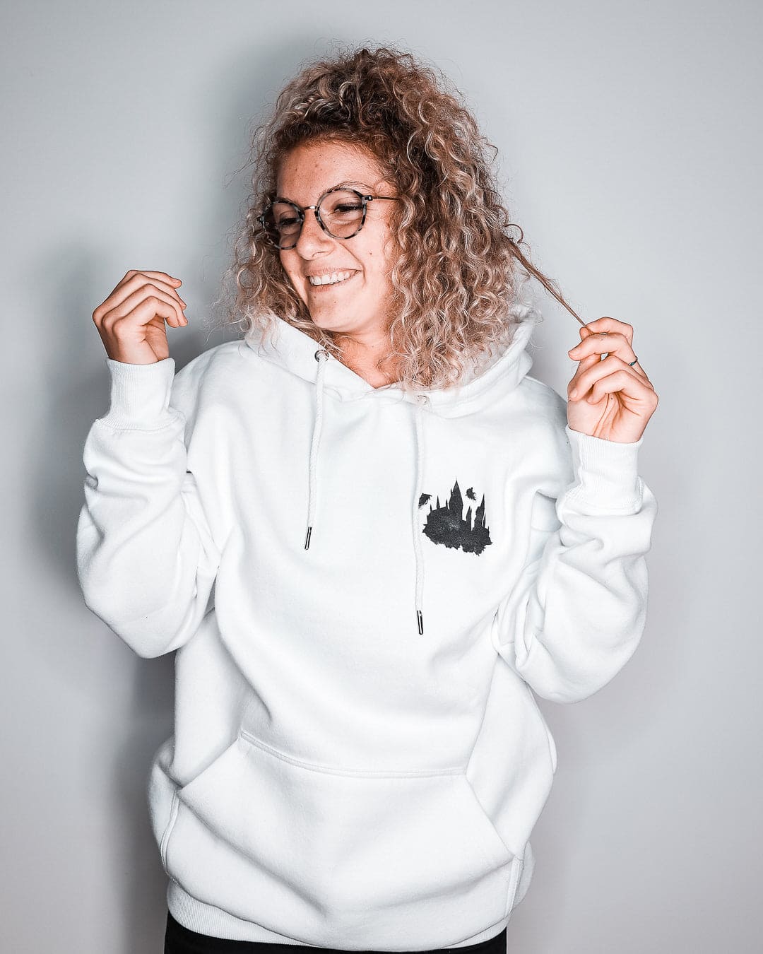Sweat Blanc Poudlard