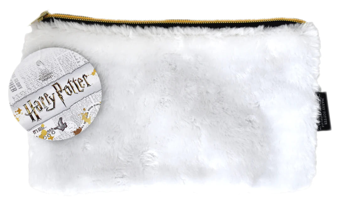 Trousse en fourrure Hedwige - Harry Potter