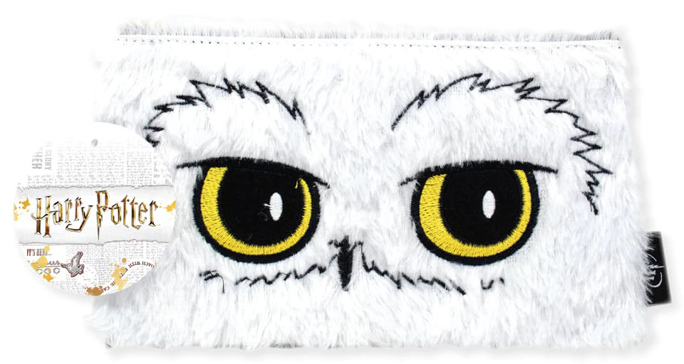 Trousse en fourrure Hedwige - Harry Potter