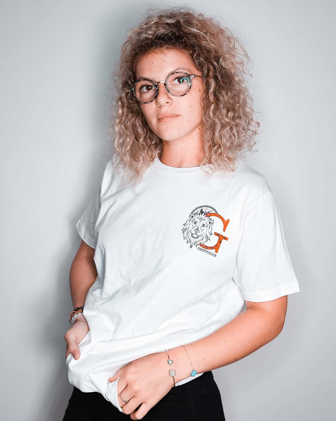 T-shirt Harry Potter la box sur demande gryffondor