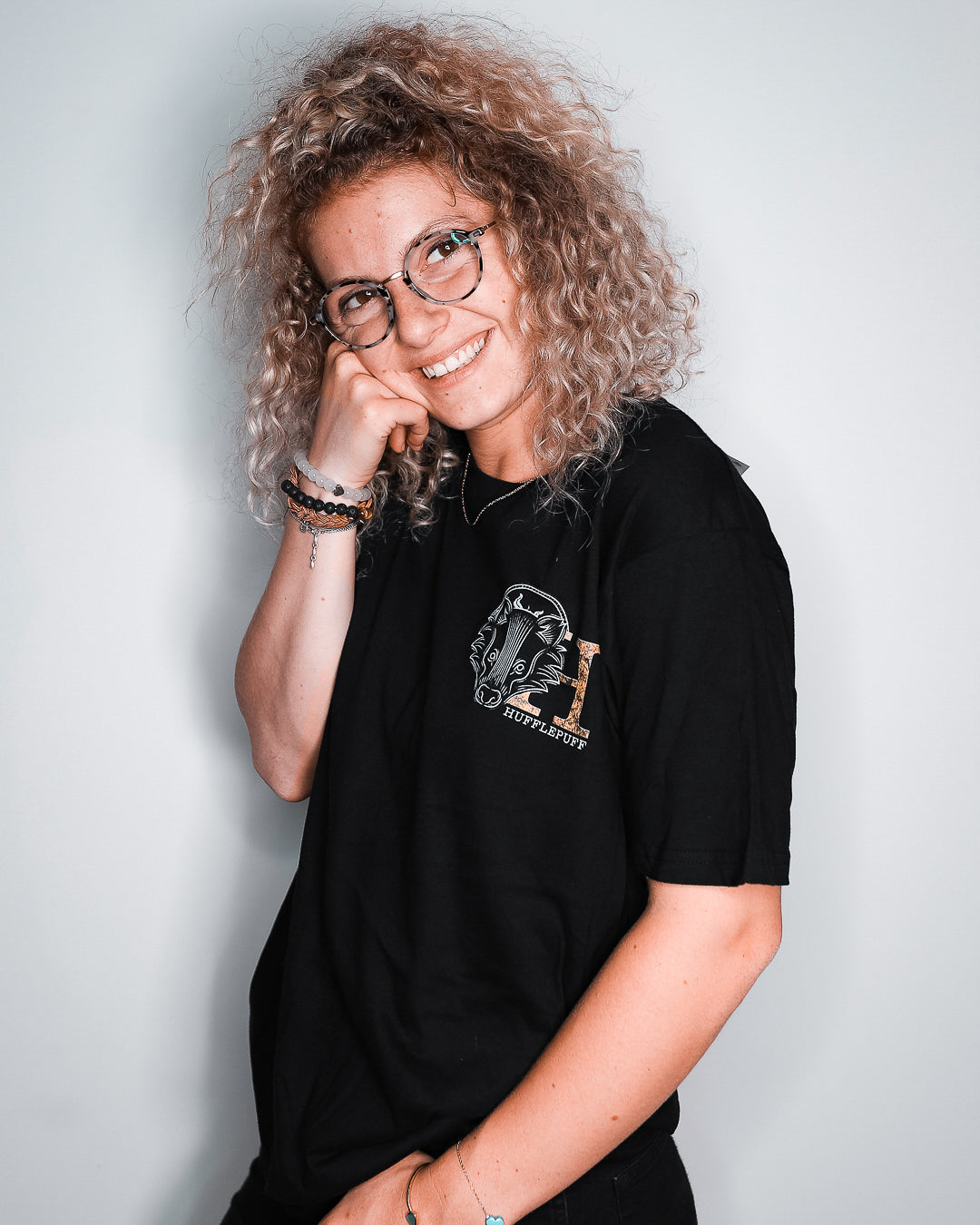 T-Shirt Harry Potter Poufssoufle Noir