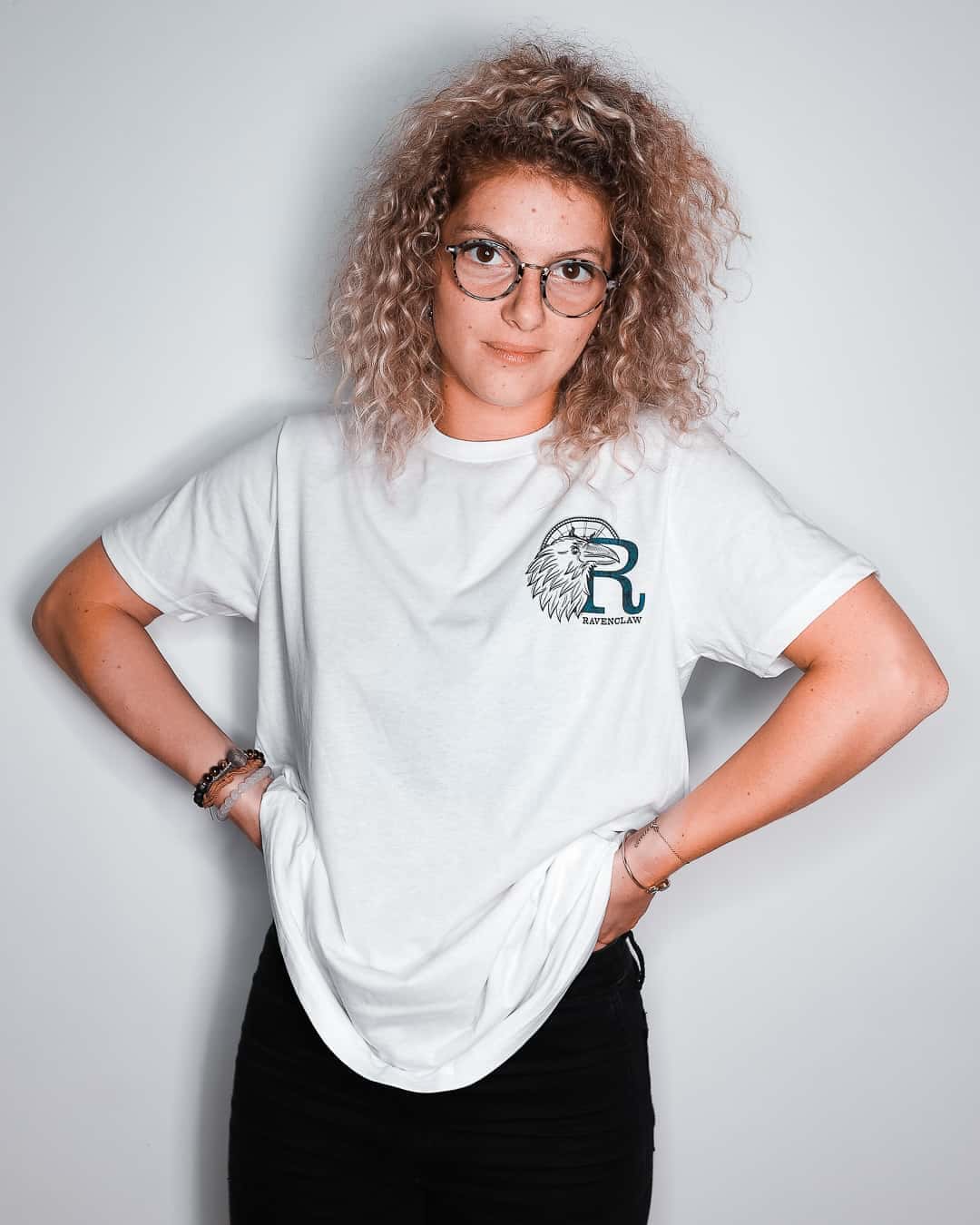 T Shirt Harry Potter Serdaigle Blanc