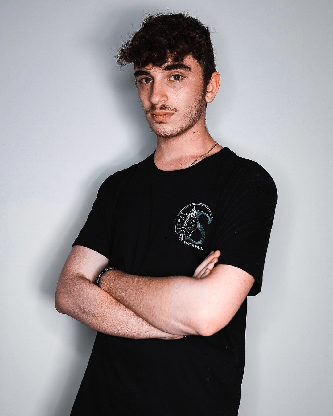 T Shirt Harry Potter Serpentard Noir