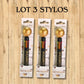 Lot 3 Stylos Vif d'or 8 couleurs - Harry Potter